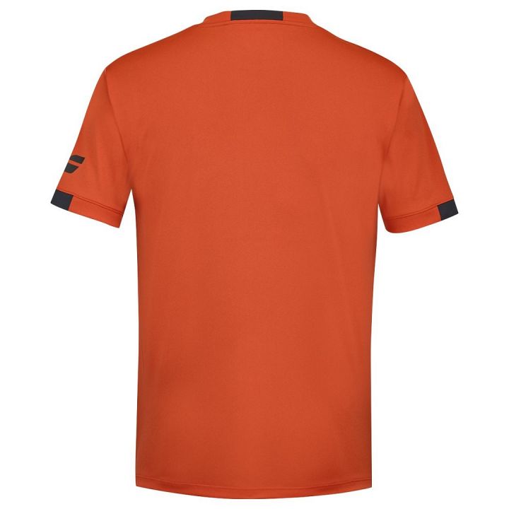Babolat Play Crew Neck Tee Fiesta Red